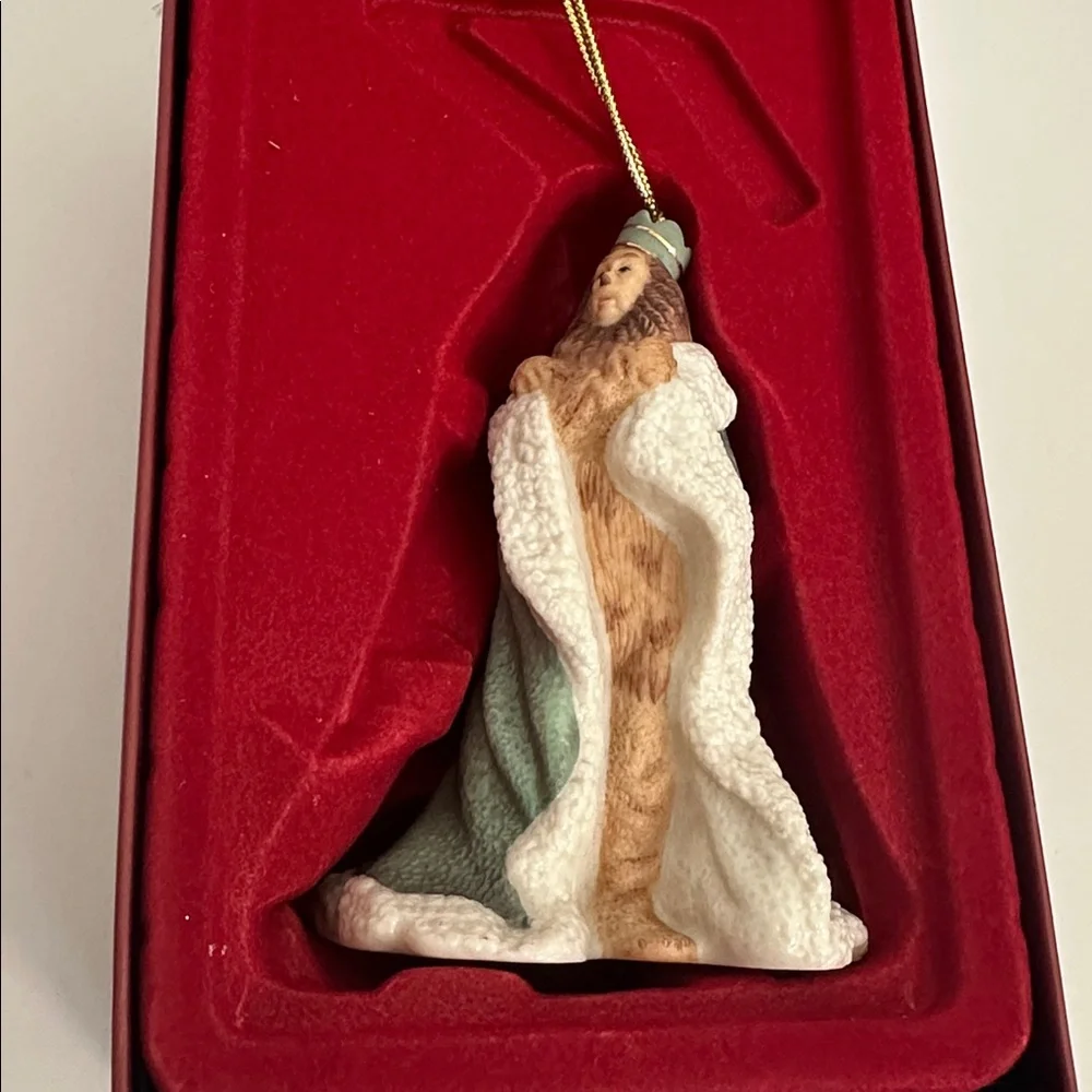 Lenox Cowardly Lion Ornament Christmas Collection Wizard of Oz Original Box